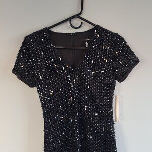 Bloomingdale's exclusive Aqua Sequined Skirt XS